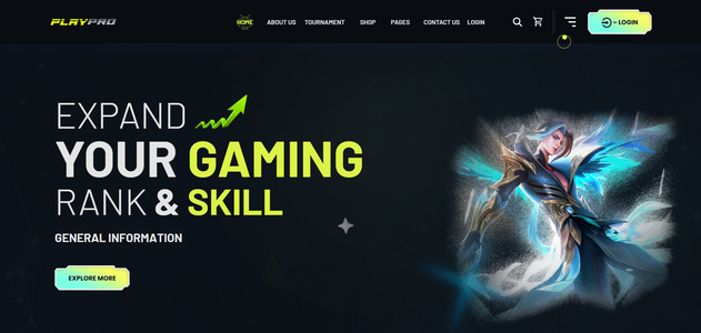 landing page
