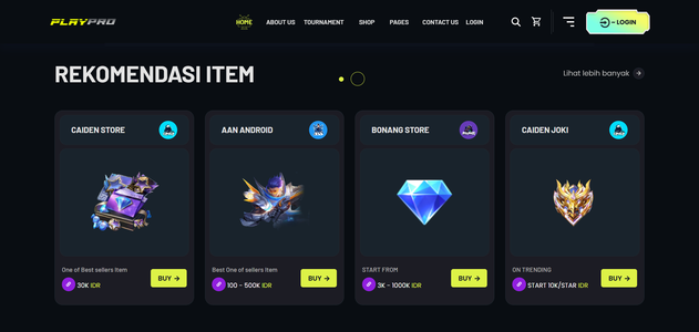landing page
